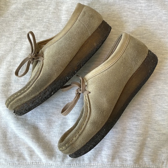 Clarks original wallabees sand suede crepe sole desert shoes Women’s 6.5 - Picture 2 of 8